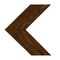 Ekena Millwork 11"W x 12"H x 3/4"D Vintage Farmhouse 3 1/2" Chevron, Barnwood Decor Collection, Weathered Brown DECR11X12X075CHVBR - alternate 1